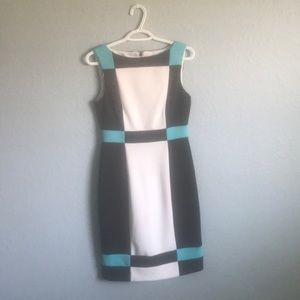 Maggy London tri-color dress